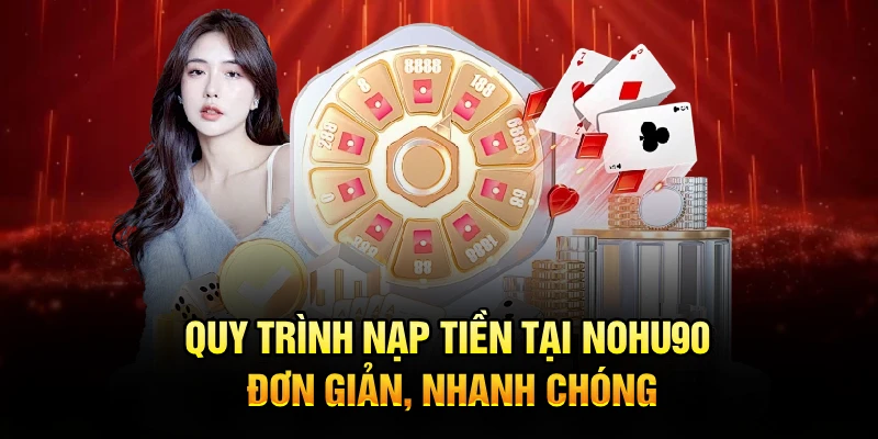 Quy trình nạp tiền tại Nohu90 đơn giản, nhanh chóng